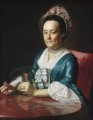 Mrs John Winthrop kolonialen Neuengland Porträtmalerei John Singleton Copley